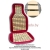 Прямоугольные бамбуковые косточки с подголовником и велюровым кантом; красный [LXC-085L] (115x44)