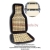 Прямоугольные бамбуковые косточки с подголовником и велюровым кантом; черный [LXC-085L] (115x44)