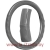 M ЭкоКожа [2014BSTW05I] серый, хромированные вставки, рифленая поверхность под пальцы
