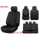 Skoda Yeti (09-13, 13-) {Экаскура, чорны} (5 раздельн.сядзенне  5 падг., 1 пярэдні падл., столікi)